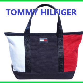 トミーヒルフィガー(TOMMY HILFIGER)のトミーヒルフィガー キャンバス スモール トートバッグ レディース バッグ(トートバッグ)