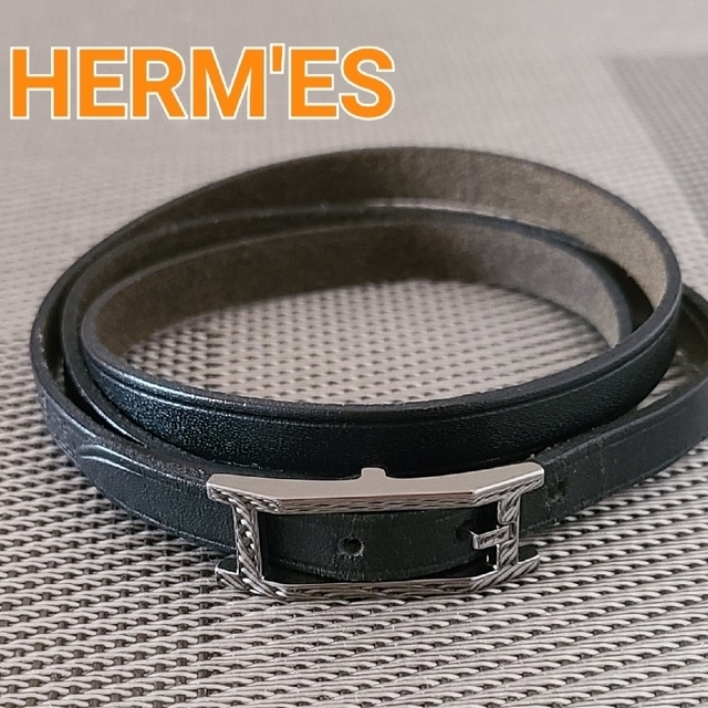 HERMES エルメス アピ3 ロング レザーブレスレット 独特な