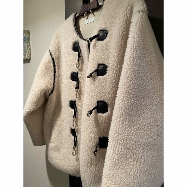 AKTE - AKTE ボアミドルダッフルコートの通販 by Ms shop|アクテなら
