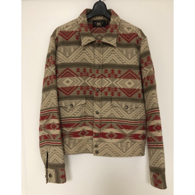 RRL Jacquard ネイティブ柄 ウールコットン ジャケット