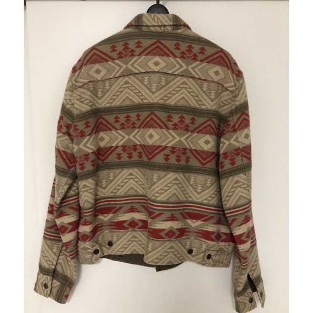 RRL Jacquard ネイティブ柄 ウールコットン ジャケット-