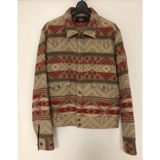 ダブルアールエル(RRL)のRRL Jacquard ネイティブ柄 ウールコットン ジャケット(ブルゾン)