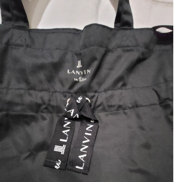 LANVIN en Bleu(ランバンオンブルー)のランバンオンブルー　コットントートバッグ レディースのバッグ(トートバッグ)の商品写真