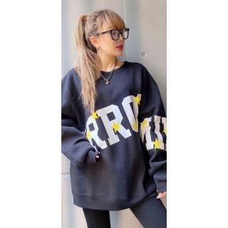 mirror9 ミラーナイン College big sweat GRY