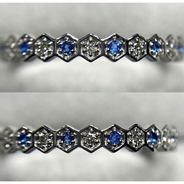 JB88★高級 アウイナイト0.04ct ダイヤ pt950 リング ソ付 レディースのアクセサリー(リング(指輪))の商品写真