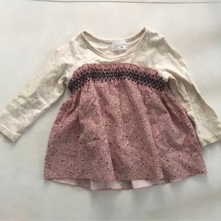 ウィルメリー(WILL MERY)の☆美品☆ウィルメリー　トップス　長袖カットソー　コットン　小花柄　キッズ子ども服(Tシャツ/カットソー)