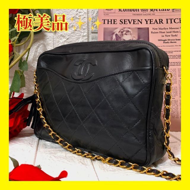 未使用 展示品 シャネル CHANEL マトラッセ ハート チェーン コインケース 小銭入れ レザー ゴールド AP2783 VLP 90165905