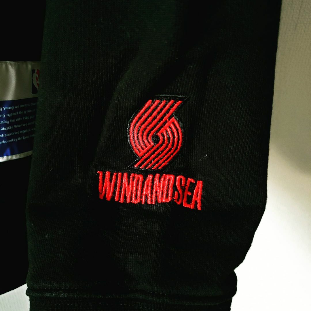 WIND AND SEA NBA スウェットクルー BLACK XL 新作 黒