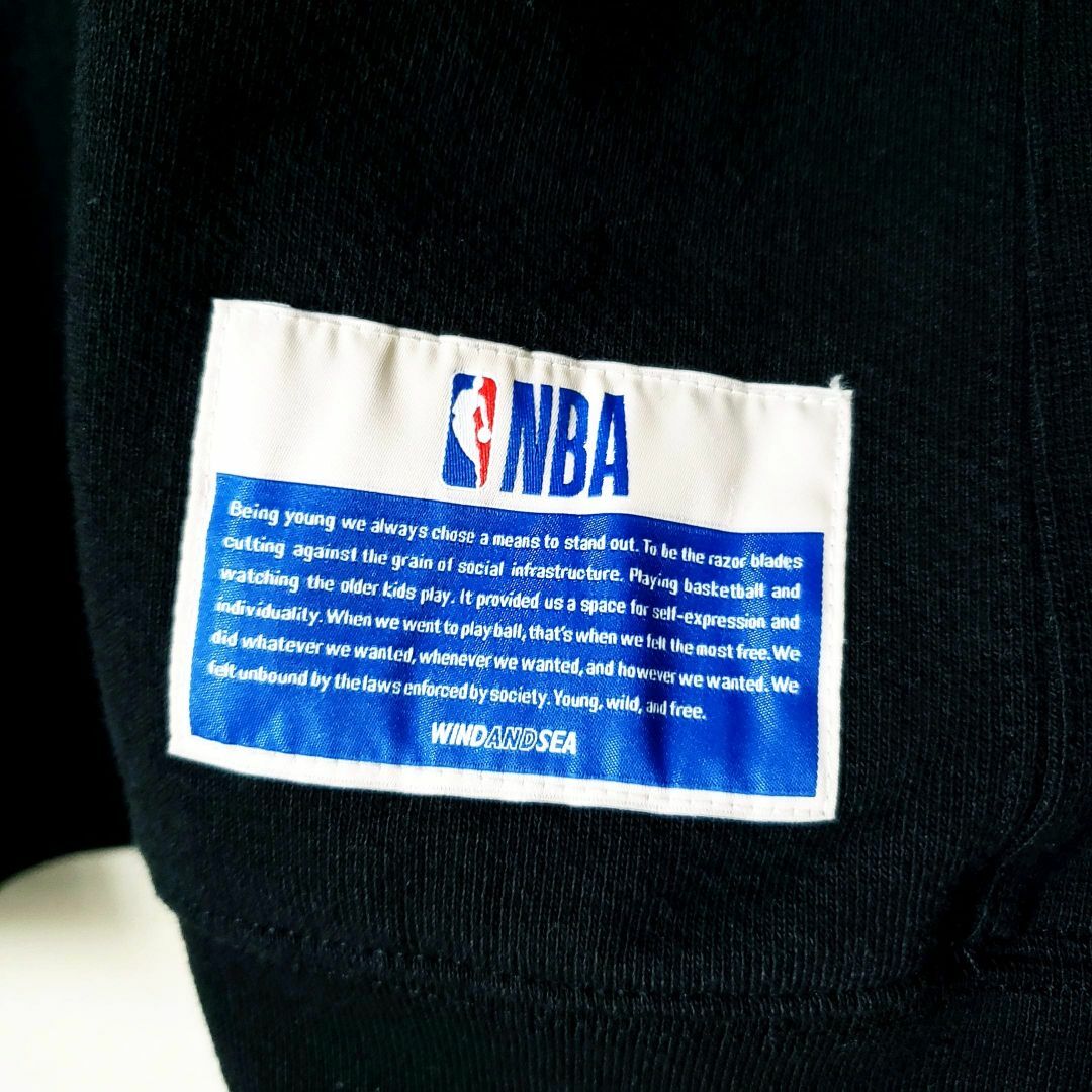 WIND AND SEA NBA スウェットクルー BLACK XL 新作 黒