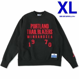 WIND AND SEA NBA スウェットクルー BLACK XL 新作 黒