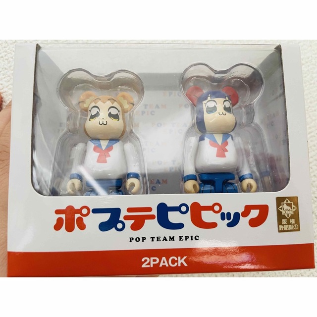 MEDICOM TOY(メディコムトイ)のポプテピピック ベアブリック 100% エンタメ/ホビーのフィギュア(その他)の商品写真