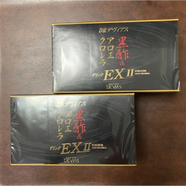 ドクターデヴィアスドクターデヴィアス　黒酢&アロエクロレラドリンク　EX Ⅱ 食品/飲料/酒の健康食品(その他)の商品写真