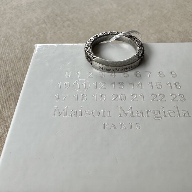 新品 S マルジェラ 22ss ブランドロゴリング 指輪 3443 リング アクセサリー メンズ 特別セール中