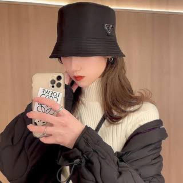PRADA - PRADA バケハ バケットハット プラダの通販 by machy|プラダ