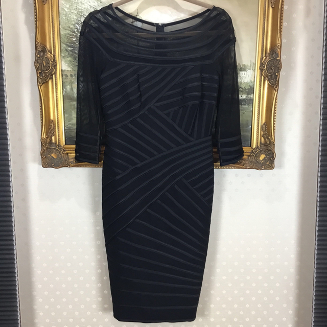 美品☆ TADASHI SHOJI ブラック スパンコール サイズM(T43 pn-gresik.go.id