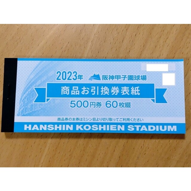 阪神タイガース　甲子園球場　商品お引き掛け券