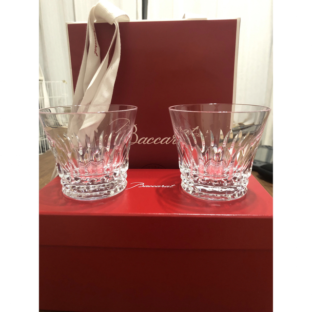 ー新品未使用 Baccarat バカラ ティアラ ペアグラスー