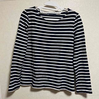 プチバトー(PETIT BATEAU)のPETIT BATEAU レディースボーダーカットソー Sサイズ(カットソー(長袖/七分))