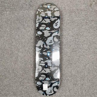 A BATHING APE MULTI CAMO SKATEBOARD 黒スケートボード