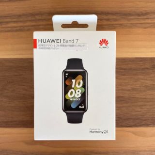 ファーウェイ(HUAWEI)の【新品未開封】Huawei band 7 日本語対応 スマートウォッチ ブラック(その他)