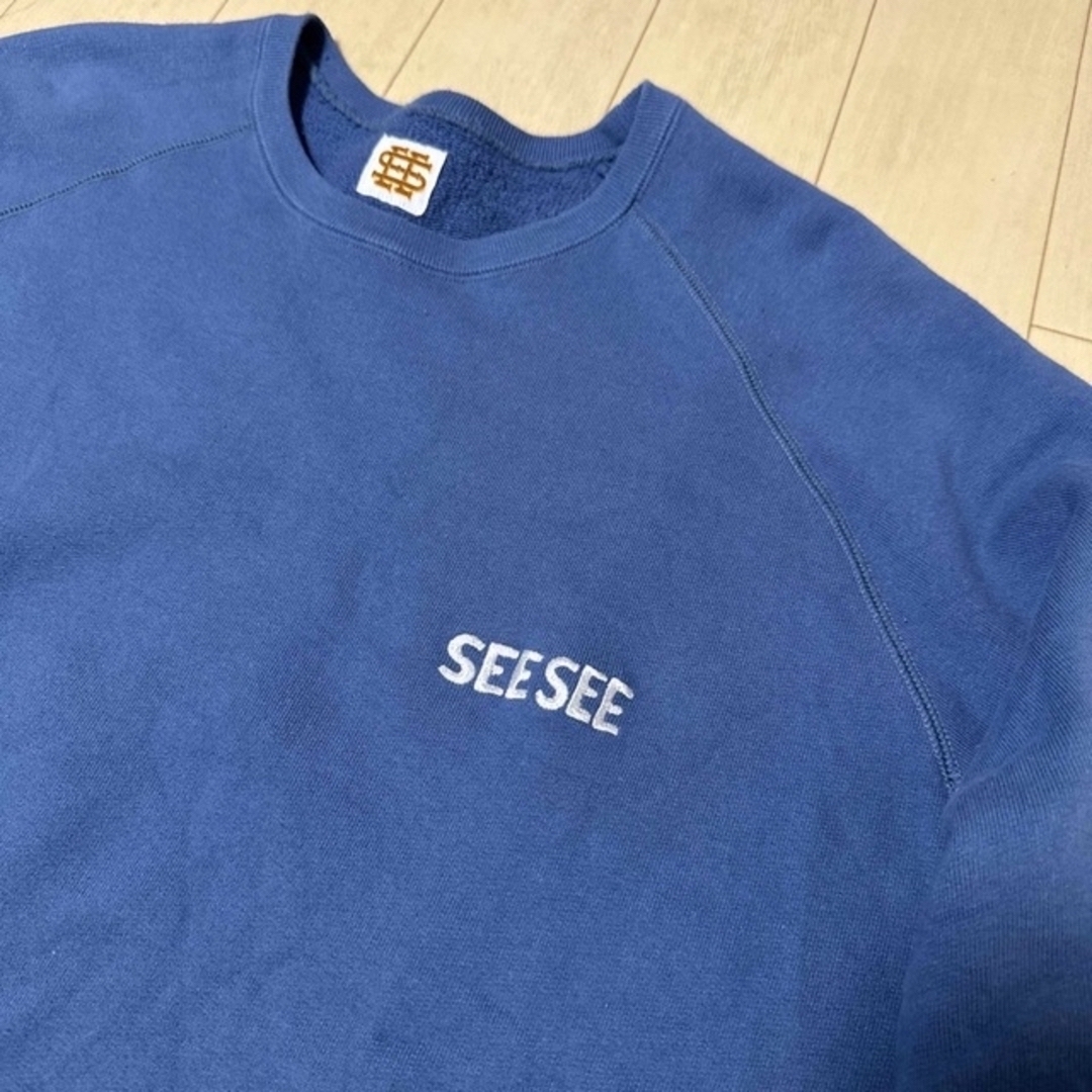 seesee　ワンポイントスウェット