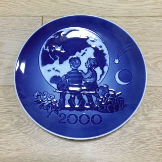 ロイヤルコペンハーゲン(ROYAL COPENHAGEN)のロイヤルコペンハーゲン　ミレニアムプレート　2000年　箱付(陶芸)