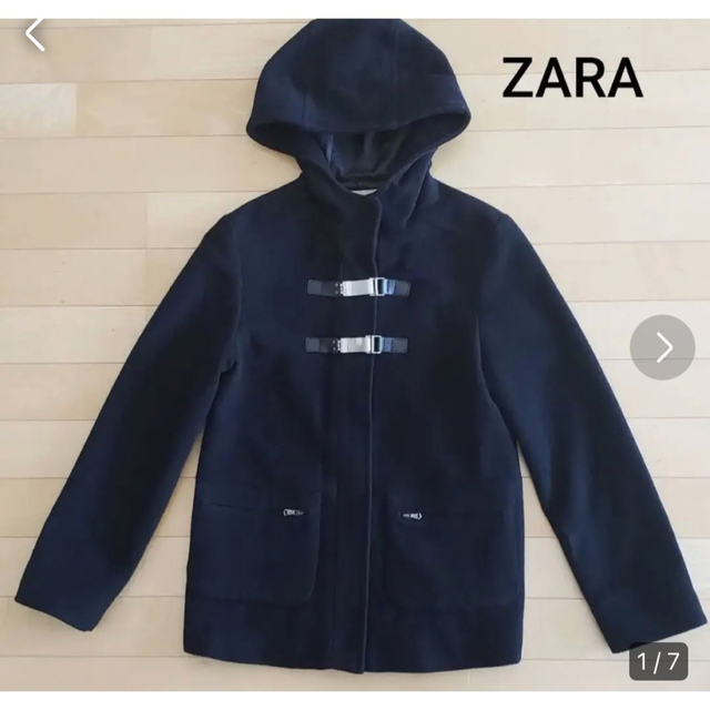 ZARA キッズ　コート　黒　150 | フリマアプリ ラクマ