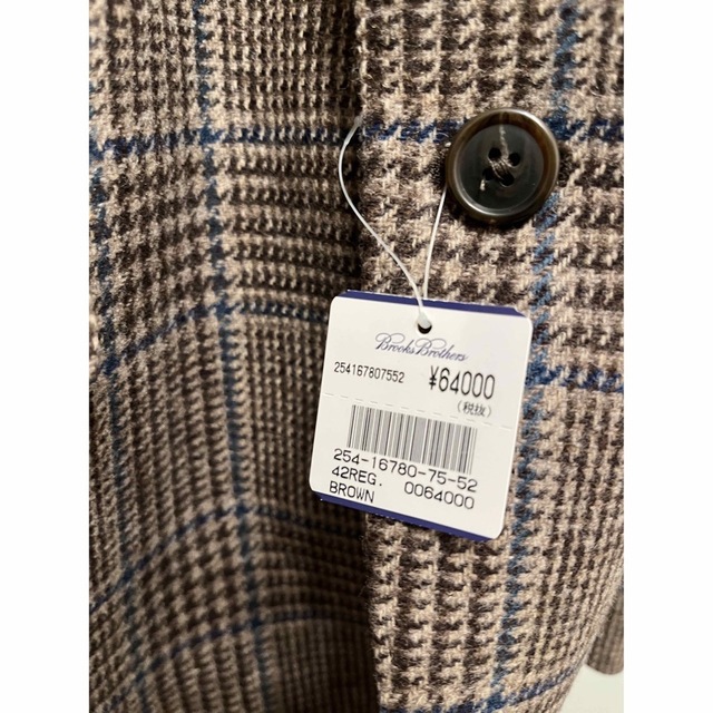 Brooks Brothers(ブルックスブラザース)のRed Fleece ウール２釦アンラインドジャケット 42REG メンズのジャケット/アウター(テーラードジャケット)の商品写真