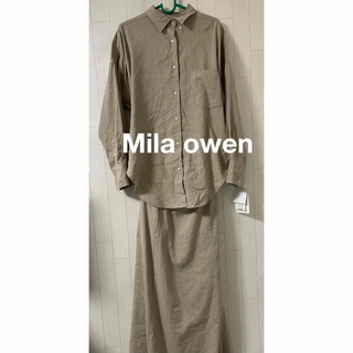 ミラオーウェン(Mila Owen)のミラオーウェン つなぎワンピース Mサイズ(ロングワンピース/マキシワンピース)