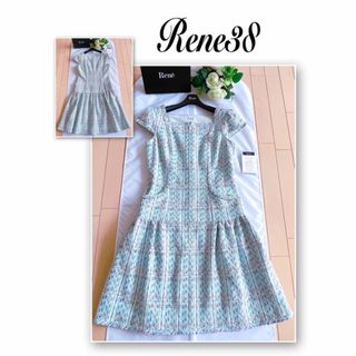 René - Rene 高級イタリアツィードワンピース38 極美品 foxeyの通販 by