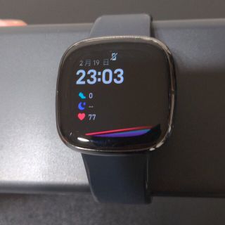 グーグル(Google)のfitbit sense　フィットビットセンス(腕時計(デジタル))