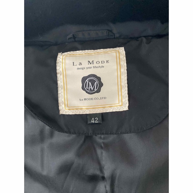 La MODE(エルエーメイド)のLa Mode 11号　Lサイズ　リアルフォックスファー　ダウンコート レディースのジャケット/アウター(ダウンコート)の商品写真