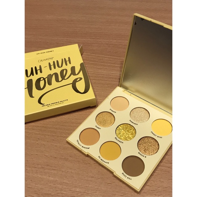 colourpop(カラーポップ)のカラーポップ　UH-HUH HONEY アイシャドウパレット コスメ/美容のベースメイク/化粧品(アイシャドウ)の商品写真