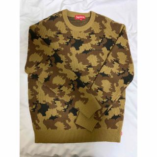 シュプリーム(Supreme)のSupreme 2016 Camo Sweater Brown M(ニット/セーター)