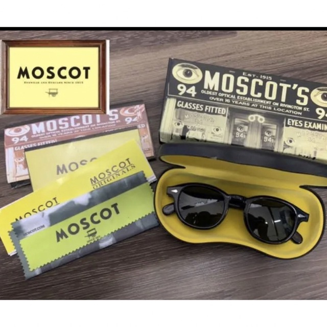 MOSCOT - モスコット moscot サングラス 眼鏡 メガネ BLACK ブラックの
