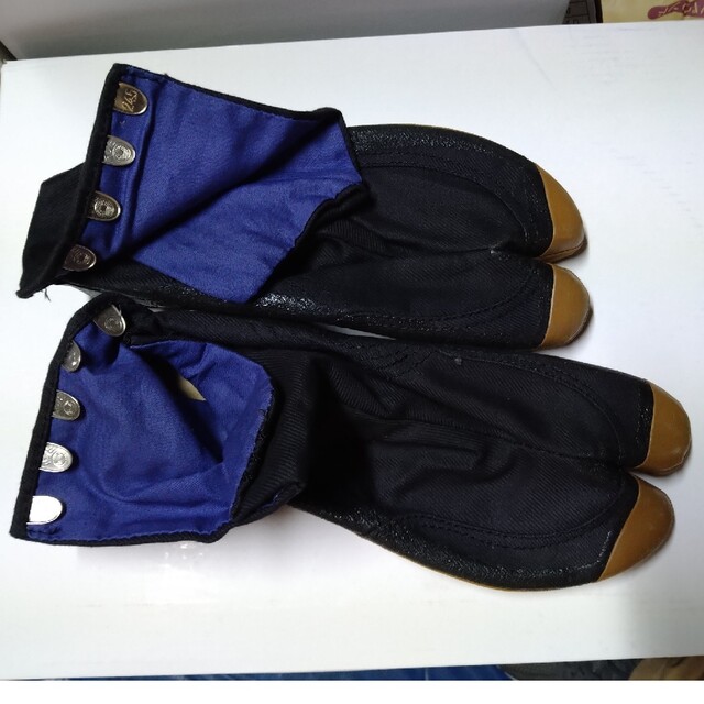 【未使用】地下足袋　軽装5枚コハゼ  24.5㎝　黒　アサヒ メンズの靴/シューズ(その他)の商品写真