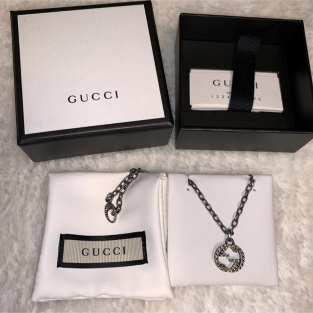 Gucci(グッチ)のけーん様 専用 GUCCI インターロッキングG ペンダントネックレス メンズのアクセサリー(ネックレス)の商品写真