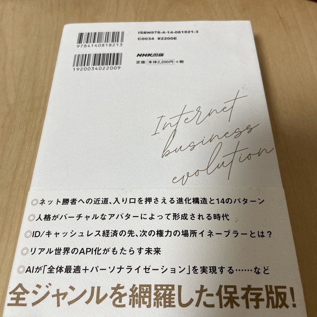 ネットビジネス進化論 何が「成功」をもたらすのか エンタメ/ホビーの本(ビジネス/経済)の商品写真