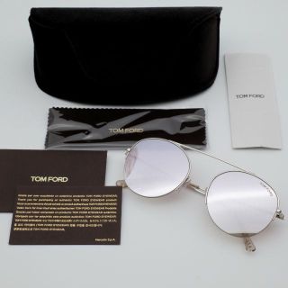 トムフォード(TOM FORD)のTOMFORD TF668 16Z サングラス トムフォード シルバー/ミラー(サングラス/メガネ)