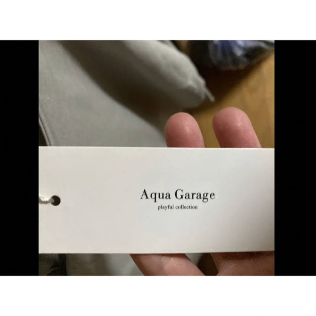 aquagarage(アクアガレージ)の新品　aqua garage トップス　灰色　七分袖 エンタメ/ホビーの本(文学/小説)の商品写真