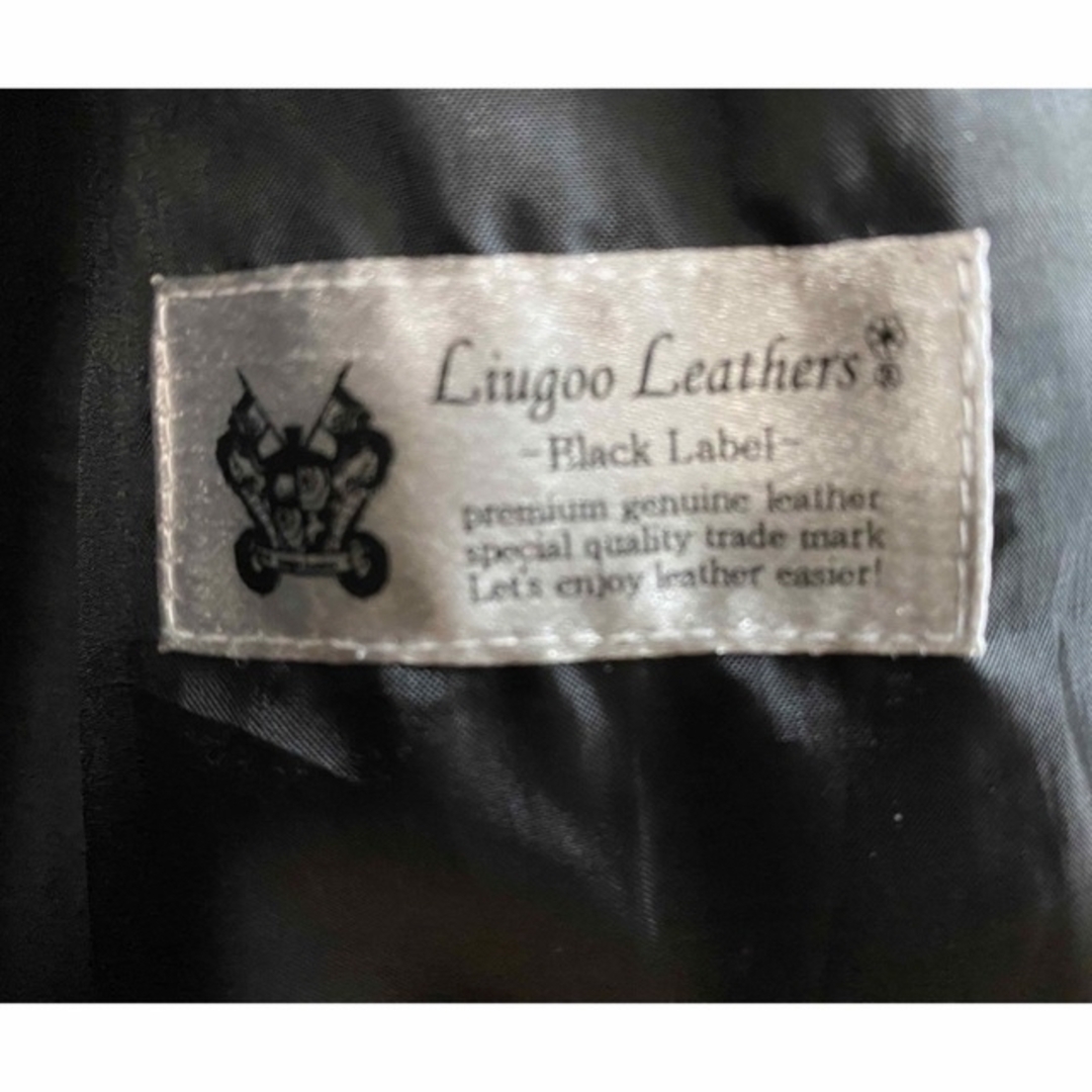 Liugoo Leathers(リューグーレザーズ)のリューグーレザーズ　ダウンライダース　本革 メンズのジャケット/アウター(レザージャケット)の商品写真