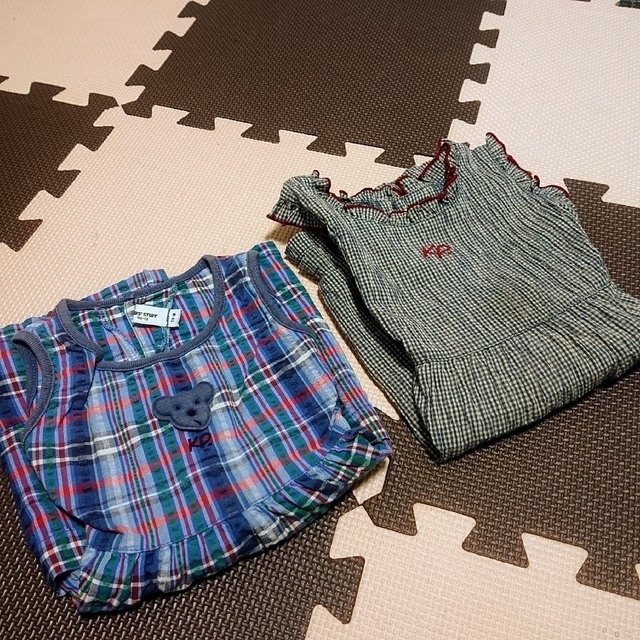 KP(ニットプランナー)の値下げ⤵️ 子供服 ワンピース スカート シック KP KIDS 90cm 2着 キッズ/ベビー/マタニティのキッズ服女の子用(90cm~)(ワンピース)の商品写真