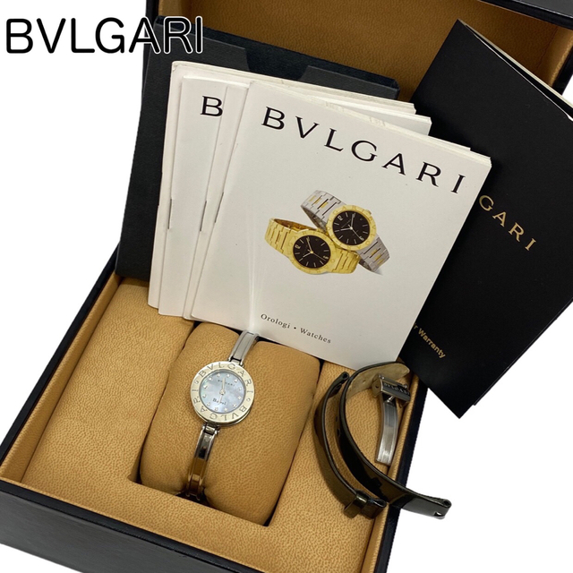 BVLGARI(ブルガリ)のブルガリ B-zero1 ウォッチ  BZ22S 12PTダイヤ ブルーシェル レディースのファッション小物(腕時計)の商品写真