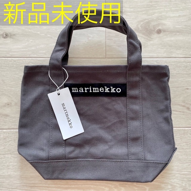 贈り物 《新品未使用》 マリメッコ marimekko トートバッグ グレー