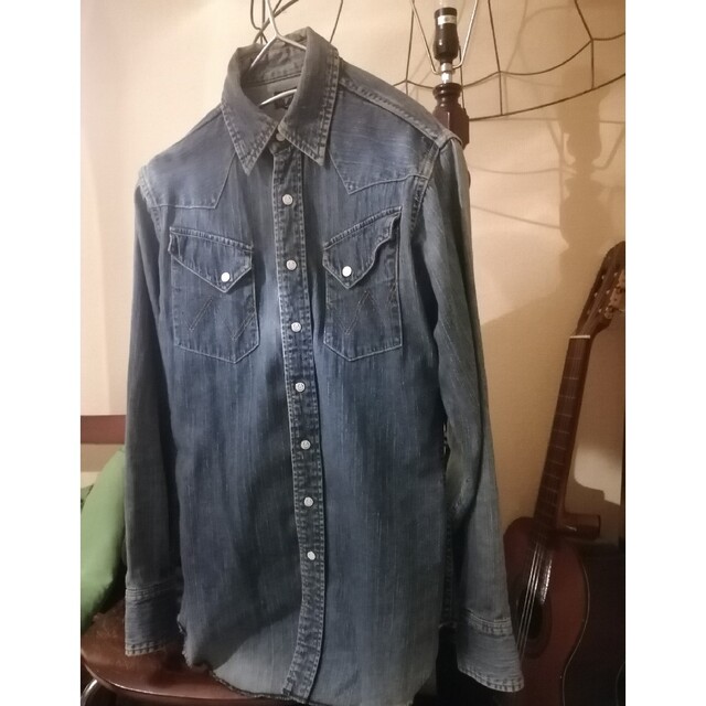 BUFFALO BOBS(バッファローボブス)のbaffaro bobs denim shirt レディースのトップス(シャツ/ブラウス(長袖/七分))の商品写真