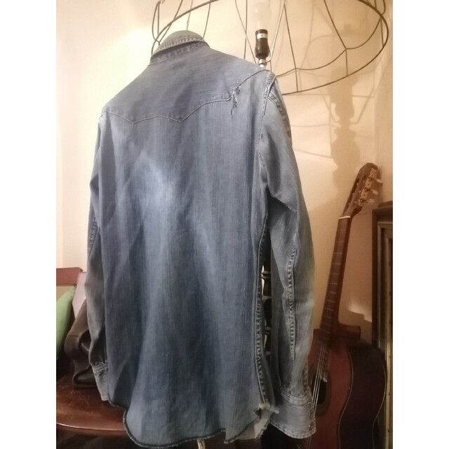 BUFFALO BOBS(バッファローボブス)のbaffaro bobs denim shirt レディースのトップス(シャツ/ブラウス(長袖/七分))の商品写真