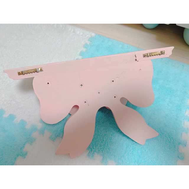 7920円 ヴィンテージ♡リボンシェルフ♡ピンク♡ファンシー♡レトロ