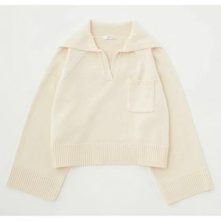 マウジー(moussy)のmoussy SAILOR ニット トップス レディース 白(ニット/セーター)