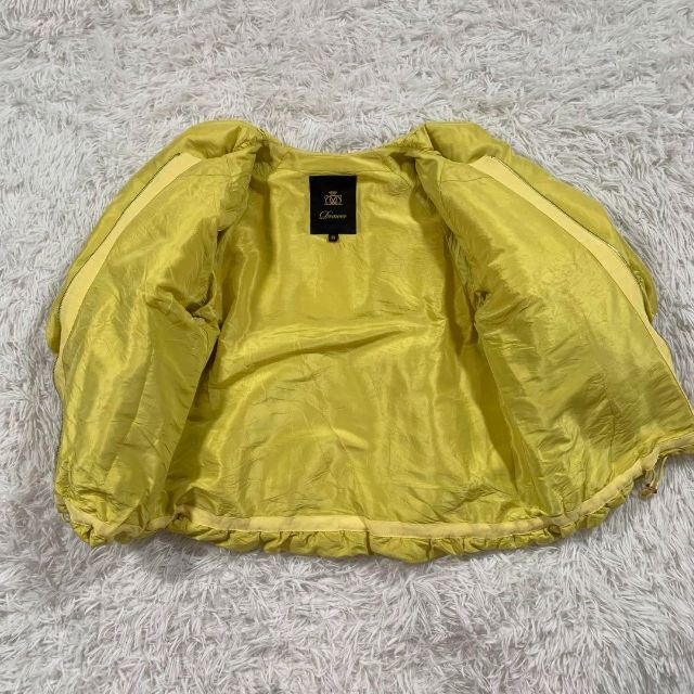 美品✨ドゥロワー ダウン ボリューム シルク Drawer イエローM / ドゥ