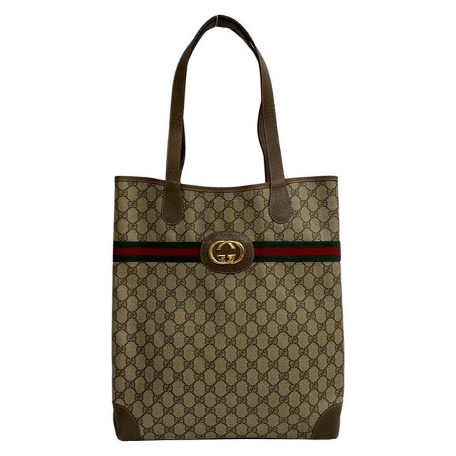 最新作売れ筋が満載 極 - Gucci 美品 55261 ブラウン A4収納可